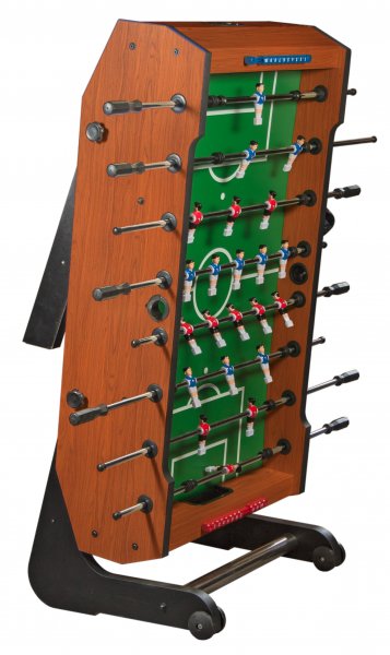Настольный футбол (кикер) Maccabi (140 x 75 x 89 см, орех, складной)