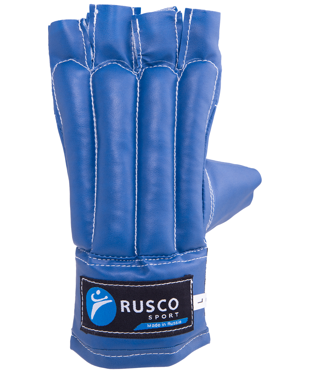 Перчатки снарядные, шингарды, кожзам, синий, M