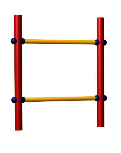 ДСКМ "Карусель" ВО 92.70.2.00.490.01 Вставка 2 ЭКОНОМ красно/желтый