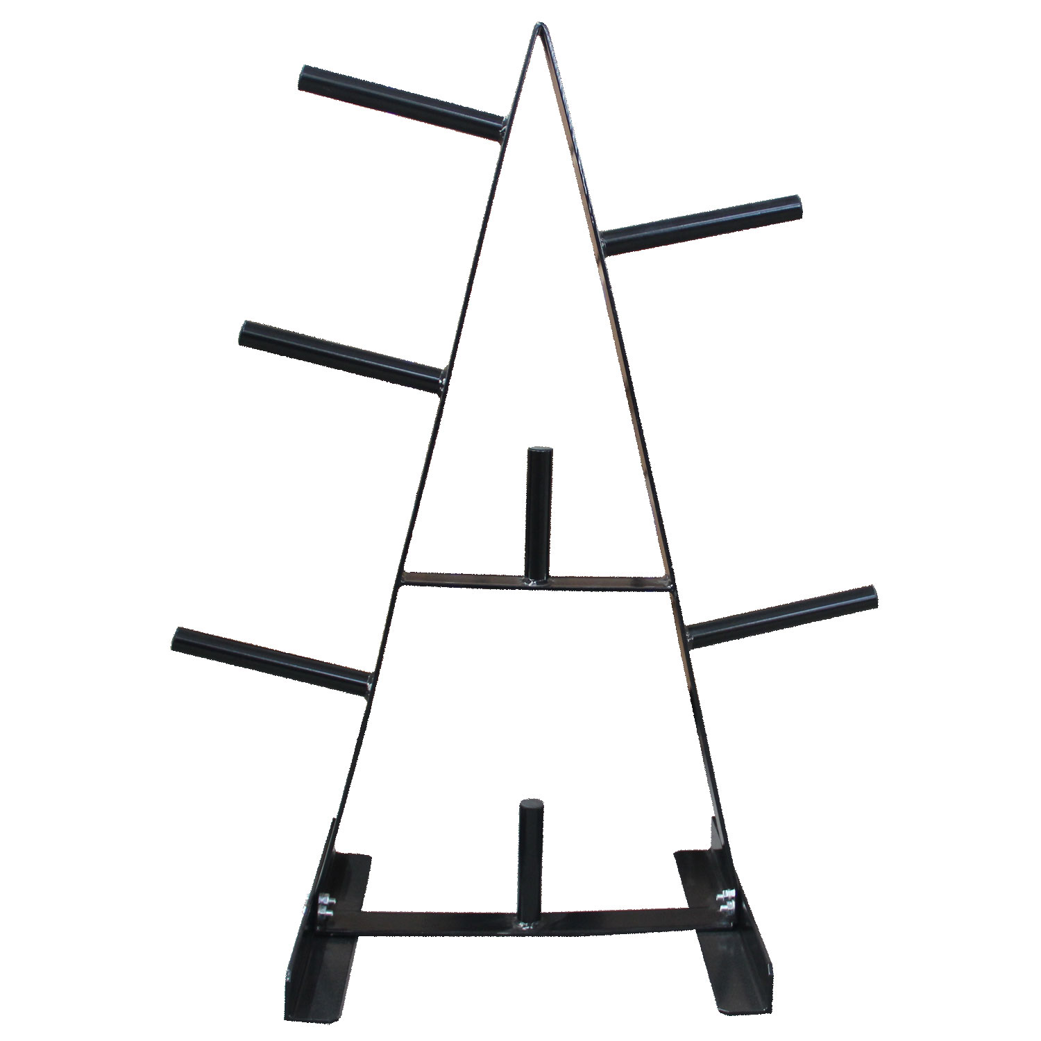 Стойка DFC Homegym RA001 для хранения дисков диаметром 25 мм - А-образная (на 7 позиций), черная