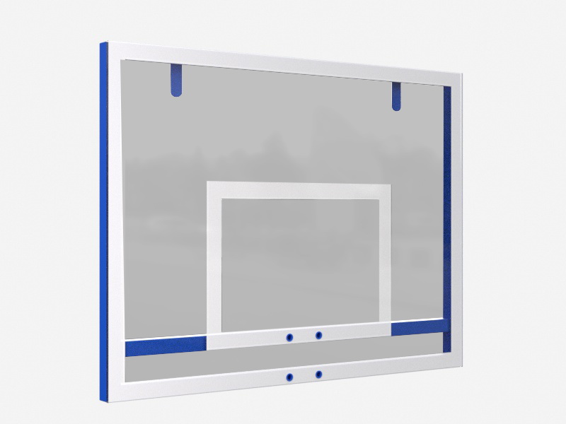 Щит баскетбольный тренировочный (оргстекло 6 мм) (01.202-1)