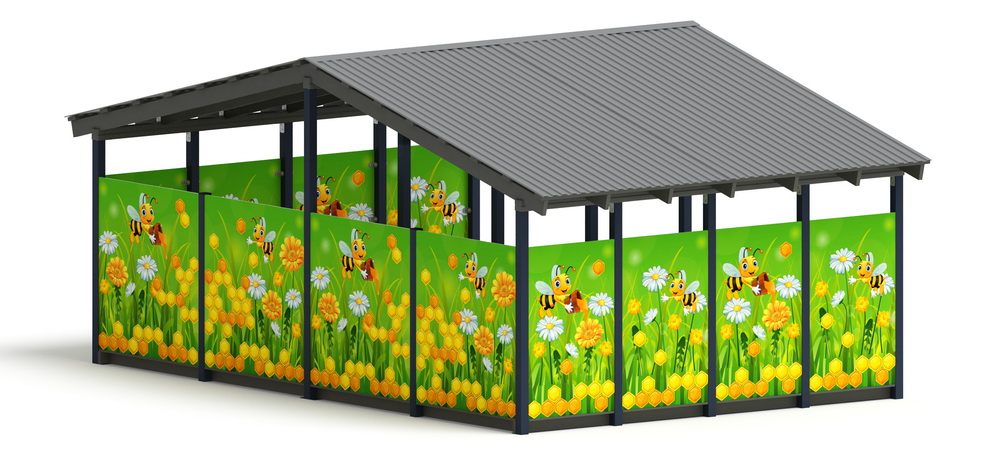 Теневой навес (Пчёлка) МФ 70.6.4-05