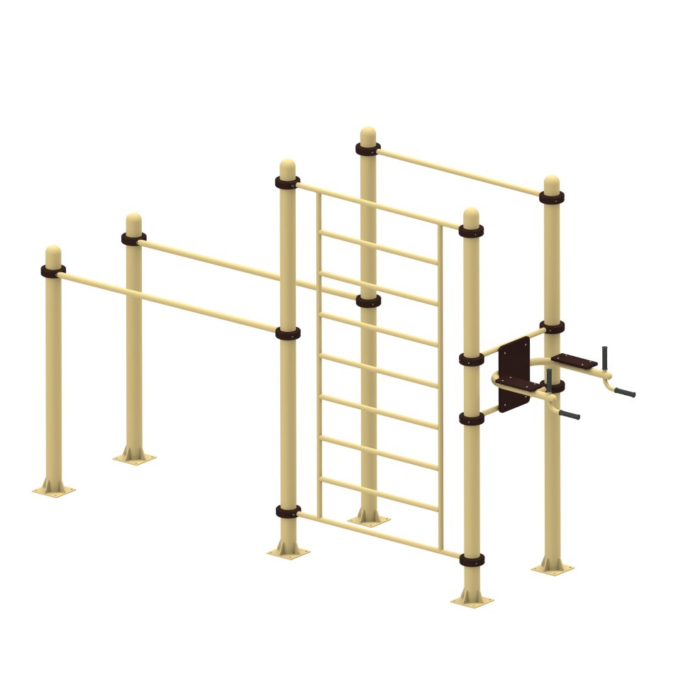 Турник, брусья, вертикальный пресс, шведская стенка Air-Gym YSK67