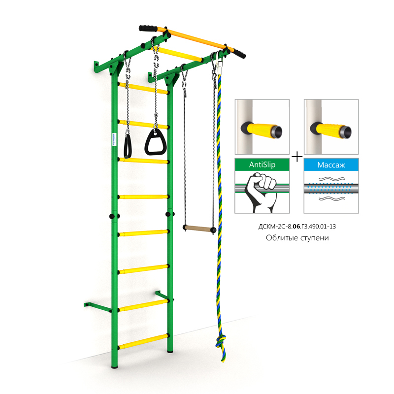 ДСКМ "Карусель S1" (ДСКМ-2С-8.06.Г3.490.01-13) белый антик/золото