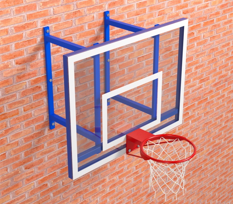 Ферма с выносом 500 мм с тренировочным щитом из оргстекла и усиленным кольцом (01.2000)