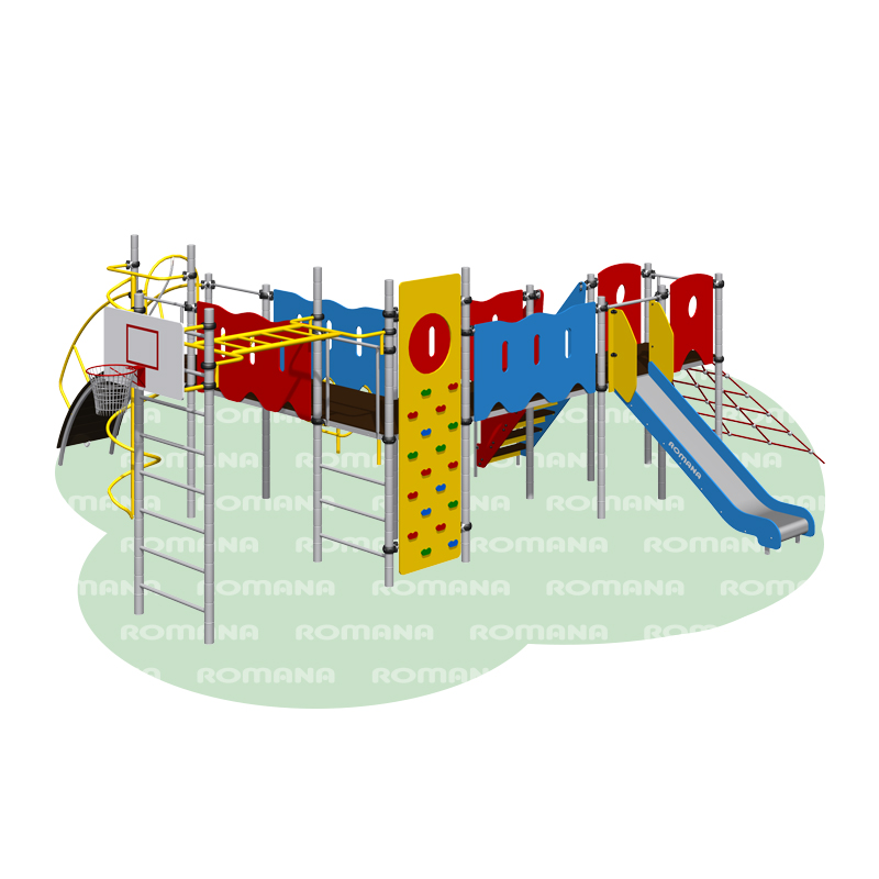 Игровой комплекс «Romana 101.94.00» красно/синий