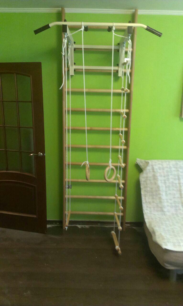 Шведская стенка из дерева Бук СТАНДАРТ (перекладины из березы) 260см