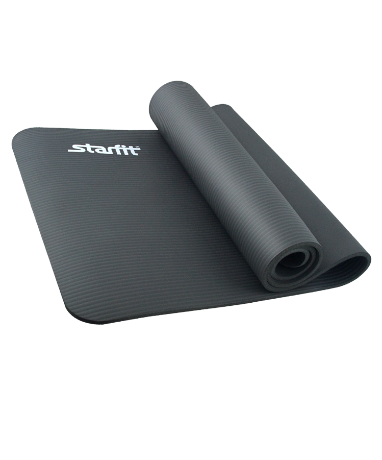 Коврик для йоги STARFIT FM-301 NBR 183x58x1,0 см, серый 1/6