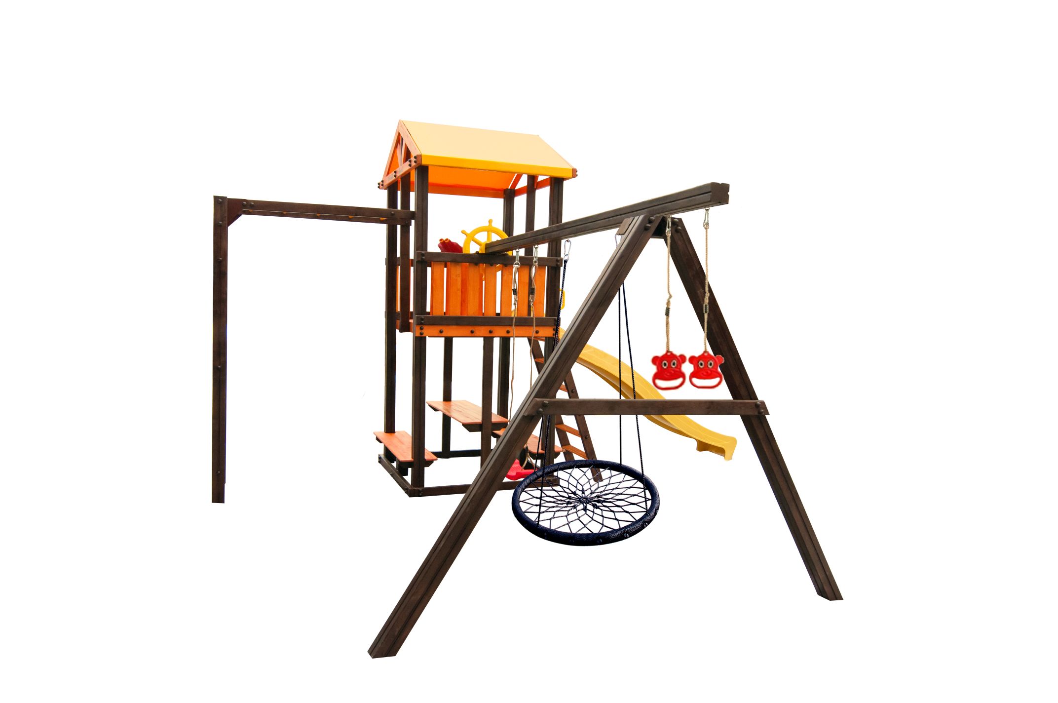 Игровой комплекс Perfetto sport «Bari-6» + качели "Паутина"