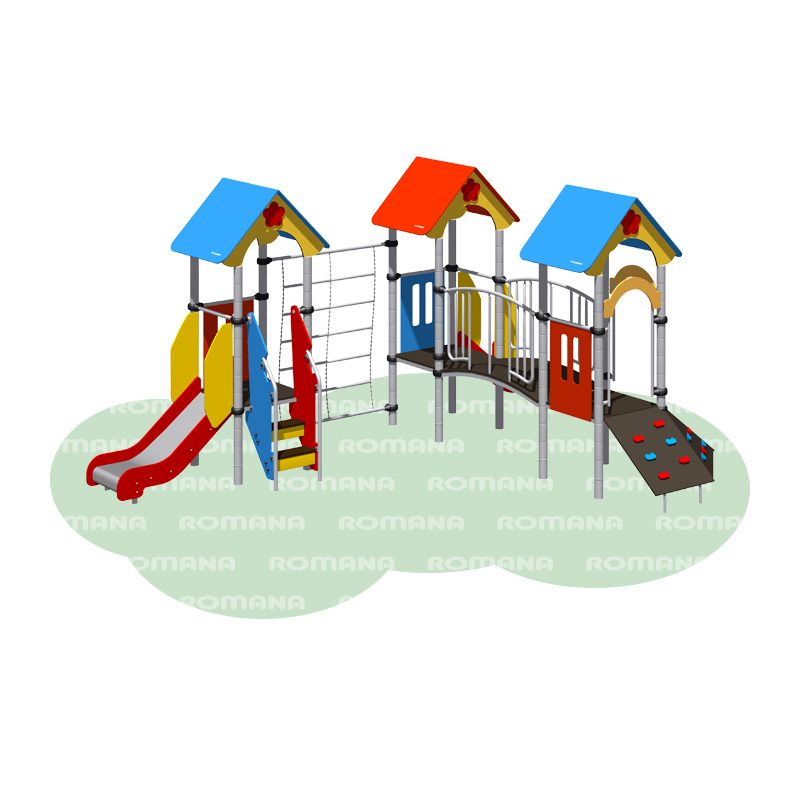 Детская площадка «Romana 104.12.00» красно-голубой