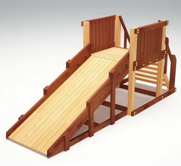 Зимняя горка ЗИМА 1 Савушка (скат 2,3 м)