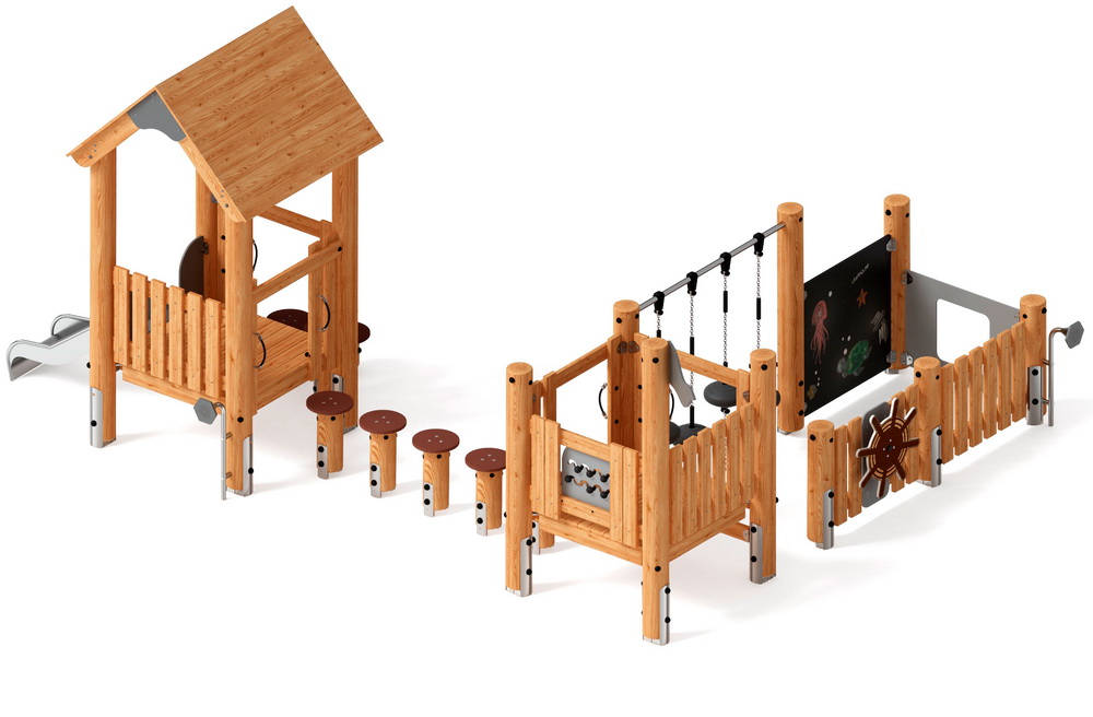 Игровой комплекс (Лиственница) ДИК 1.24.04-Л