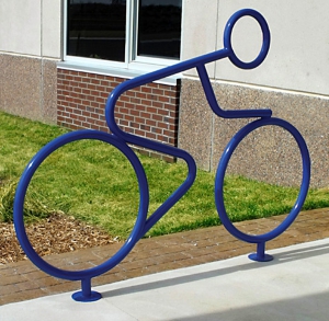 Велопарковка Велогонщик