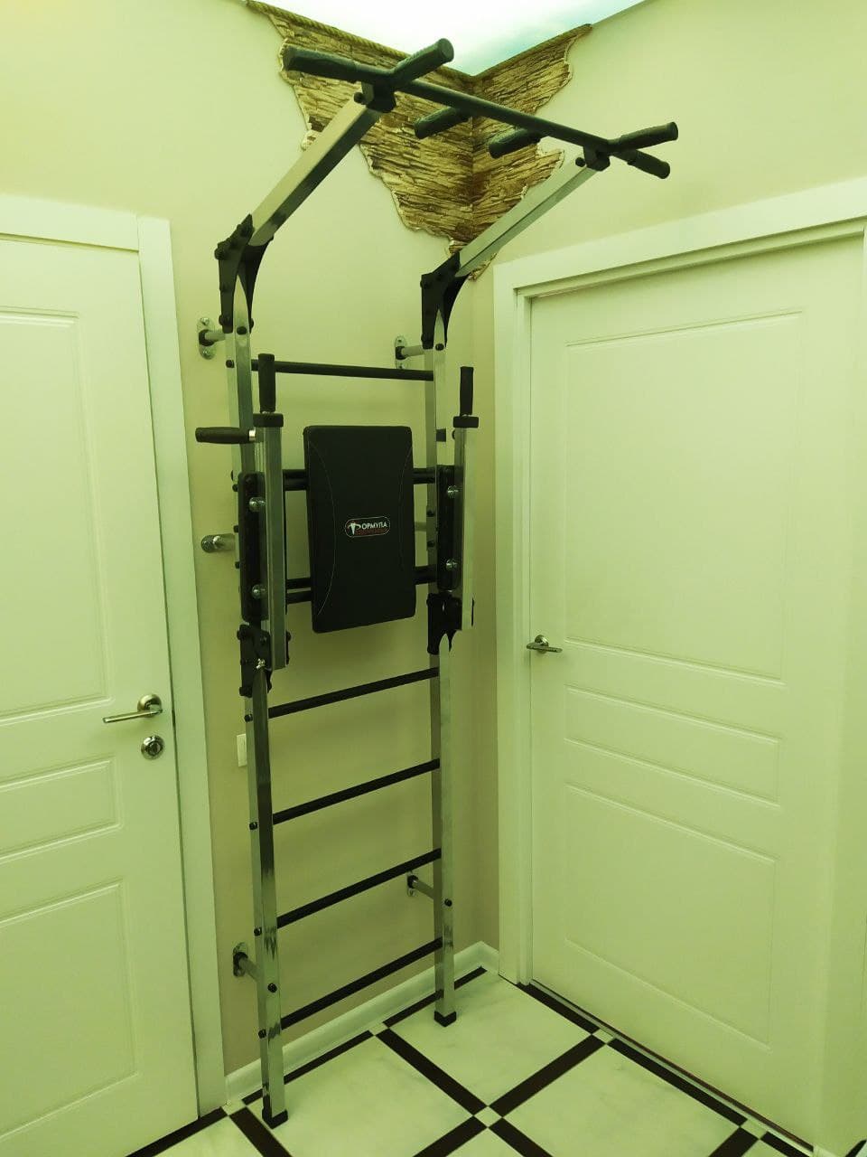 ДСК "Формула здоровья" "Олимп" со складными брусьями серебристо/чёрный