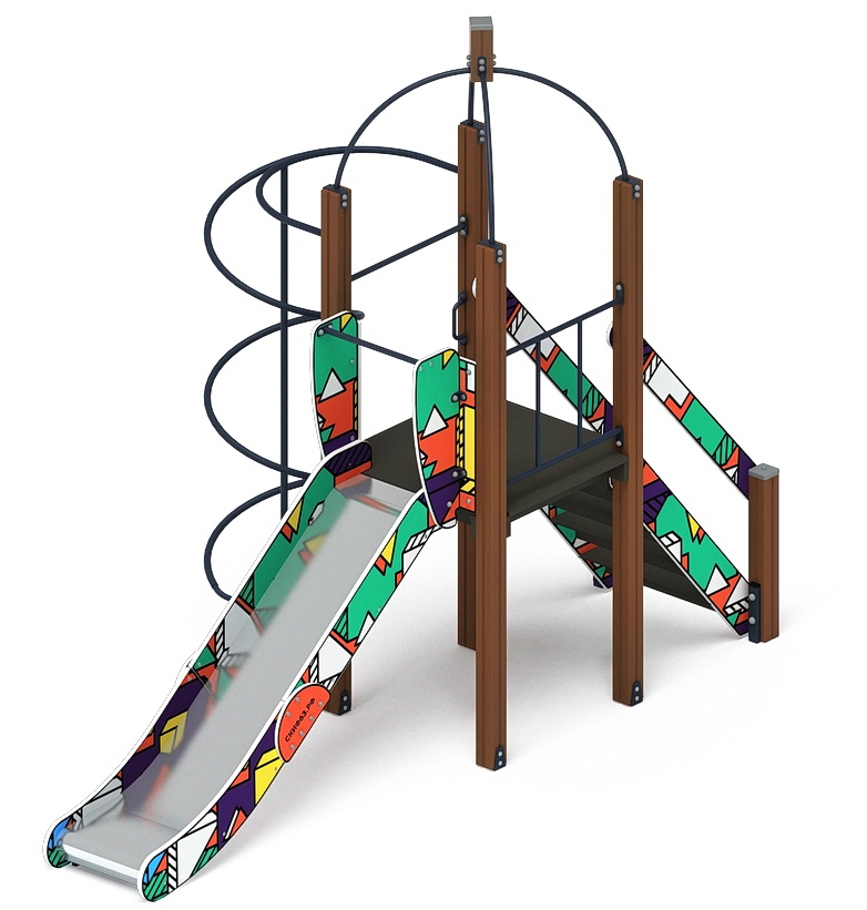 НАВИНА (Геометрия) детский игровой комплекс ДИК 2.09.01-02 (H=1200)