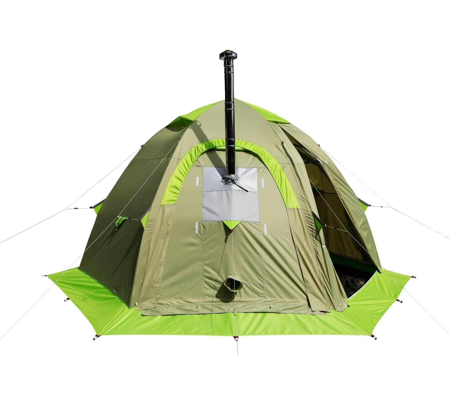 Зимняя палатка ЛОТОС 5 Баня (с полом; алюминиевый каркас)