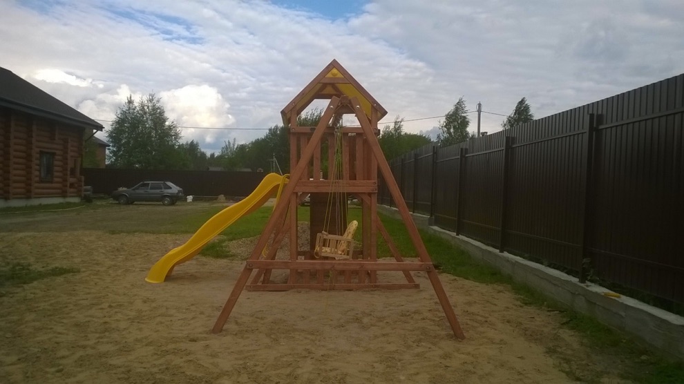 Детский деревянный игровой комплекс ВЕРСАЛЬ
