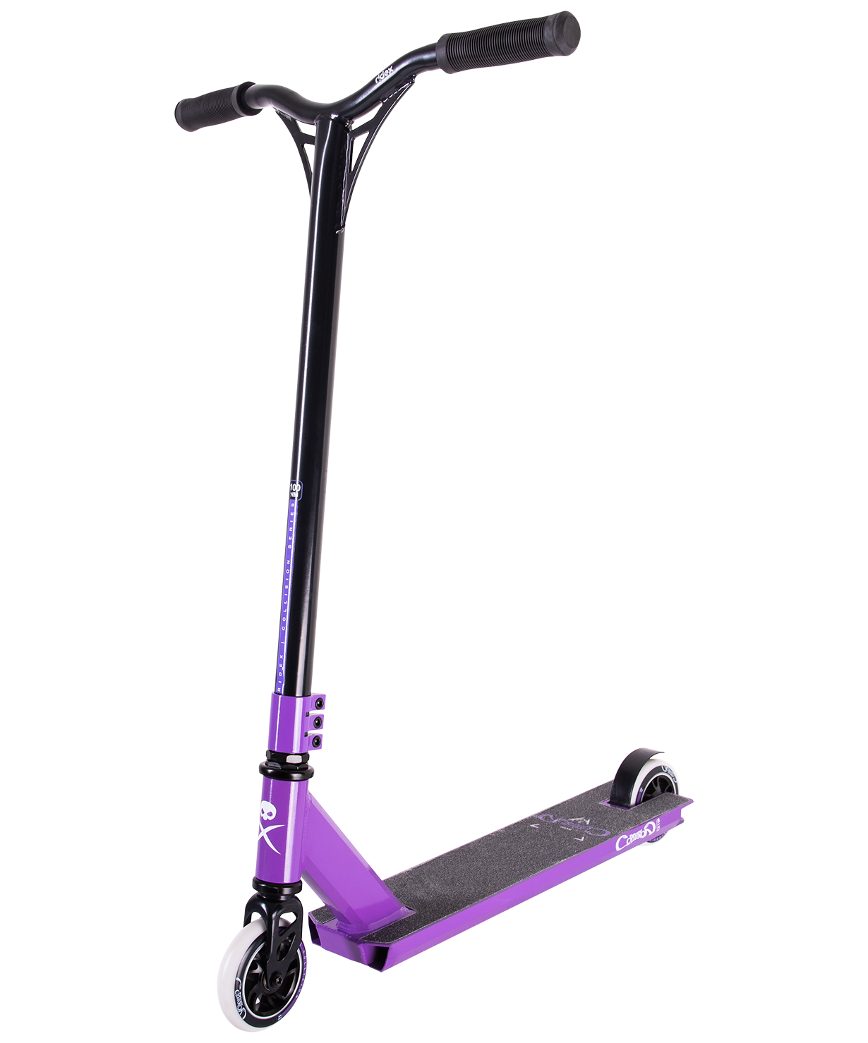 Самокат трюковый Collision purple 100 мм