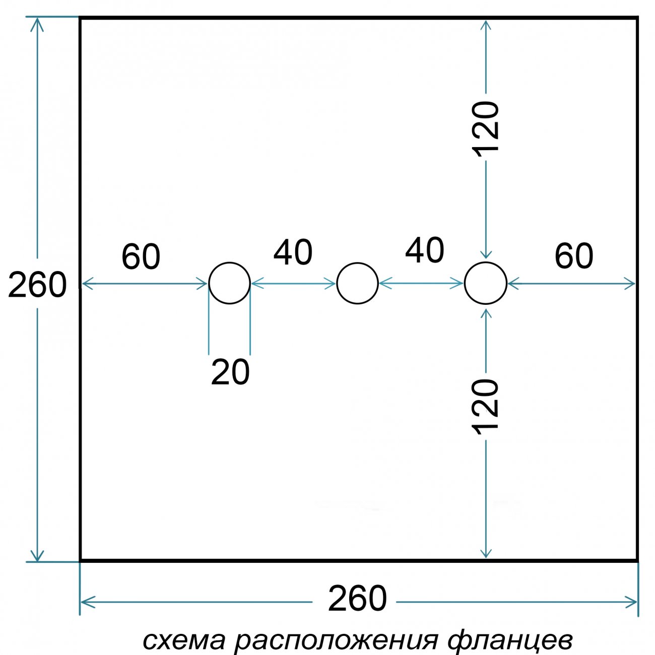 Дно гидро-термоизоляционное ЛОТОС КубоЗонт 4 (260 х 260) с отверстиями под лунки