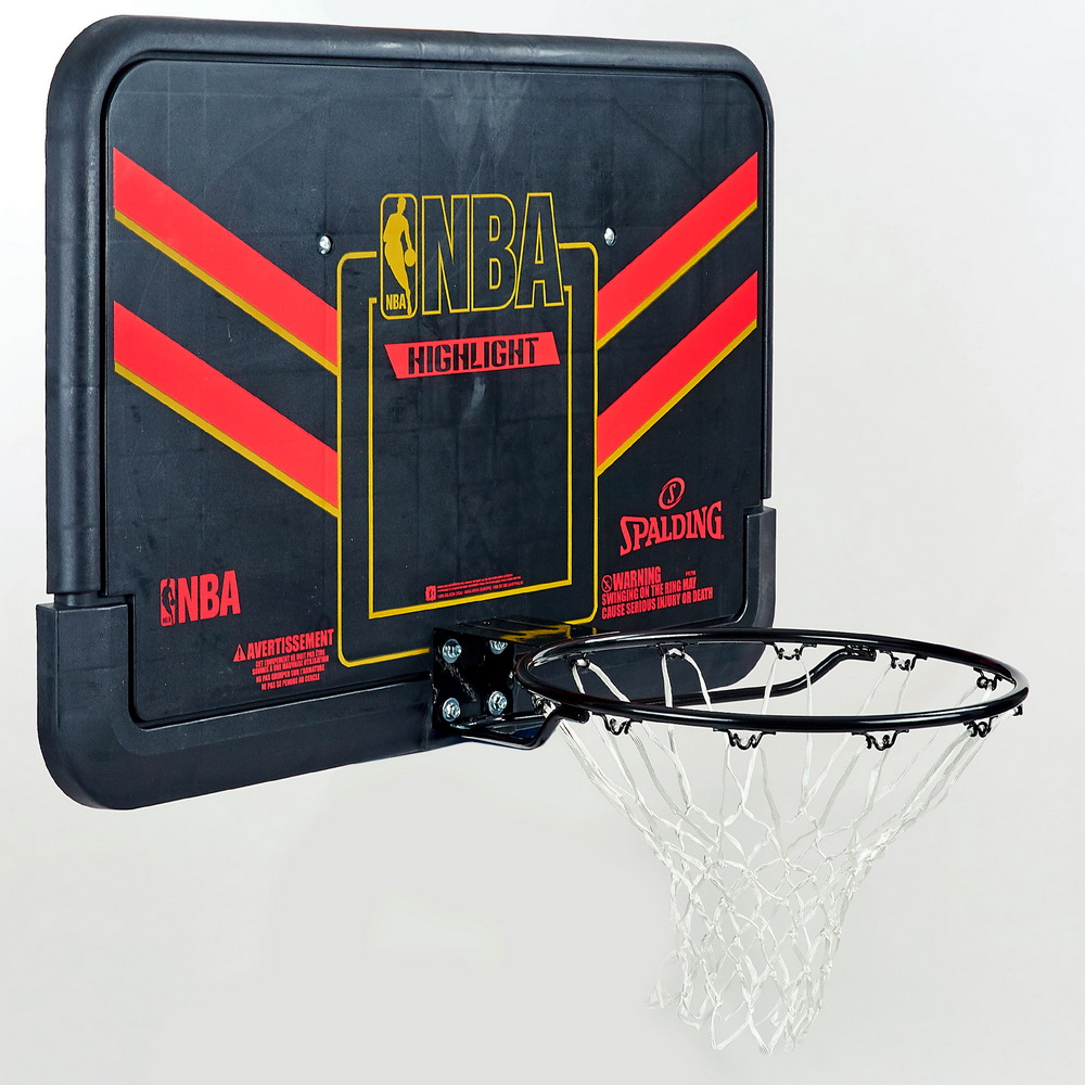 Щит баскетбольный Spalding HIGHLIGHT COMBO – 44” RECT. COMPOSITE (01.20.Sp.HL)