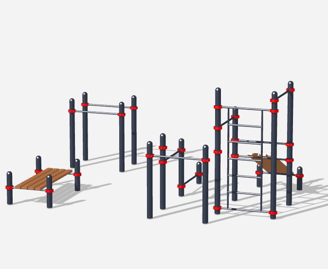 Уличный атлетический комплекс ВОРКАУТ 27 (108)