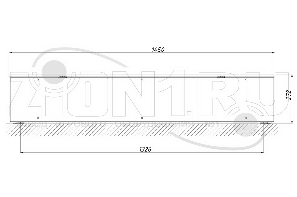 Ящик-скамья ZION для теневых навесов Маугли