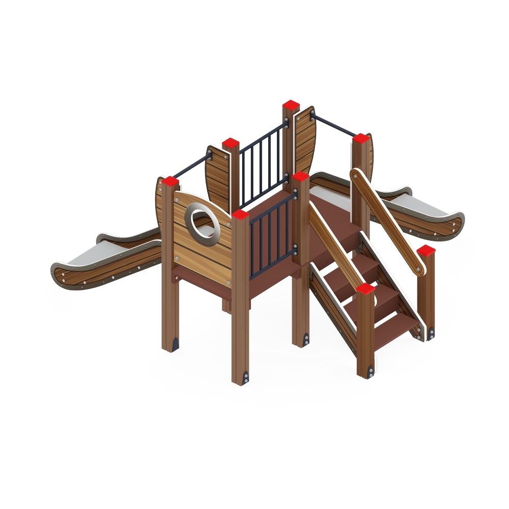 МАЛЫШ горка двойная (Н-750) ИО 41.01.02-01