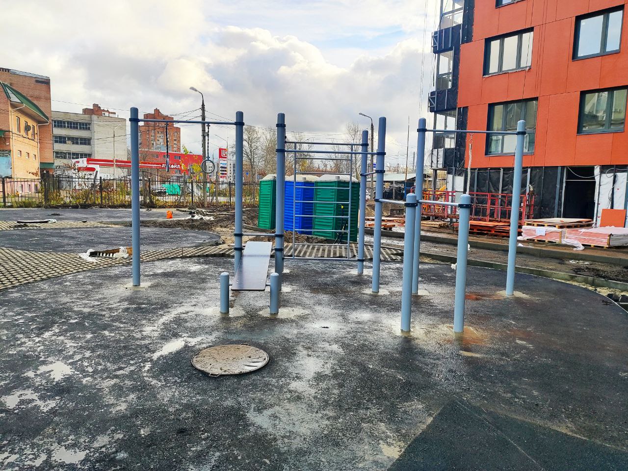 Установка уличного спортивного комплекса Air gym YSK82