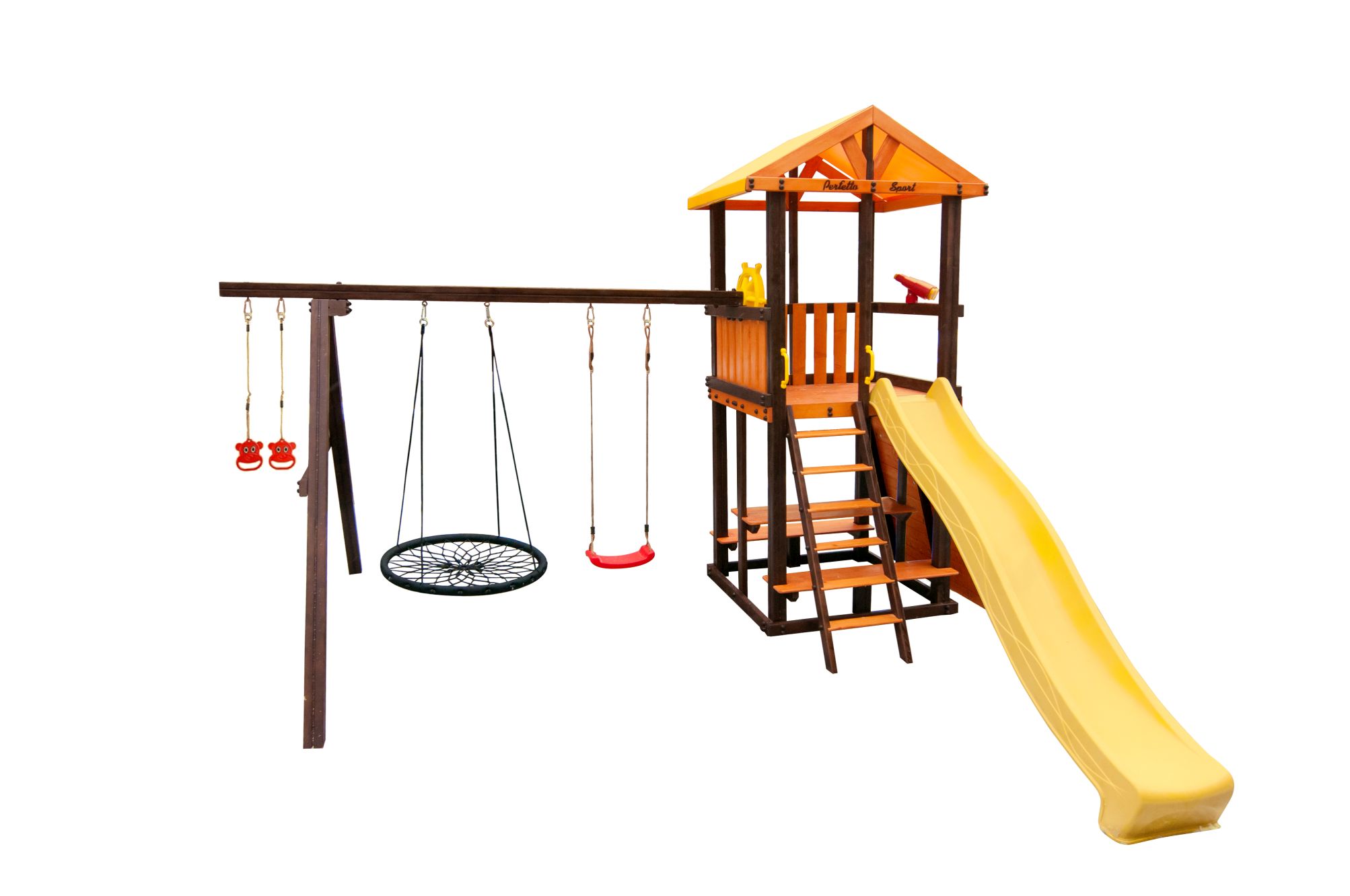 Игровой комплекс Perfetto sport «Bari-5» + качели "Паутина"