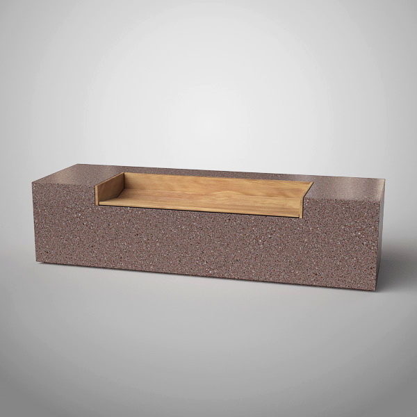 Скамья бетонная С-87