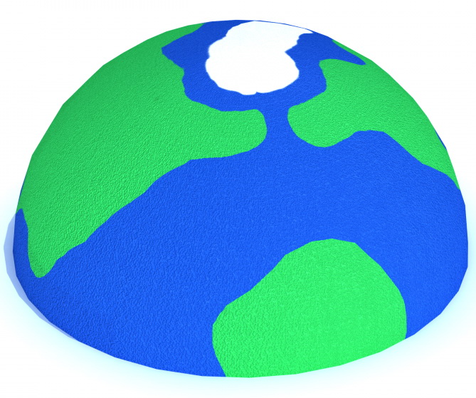 Резиновая 3D-фигура ZION Планета (для парков и детских площадок)