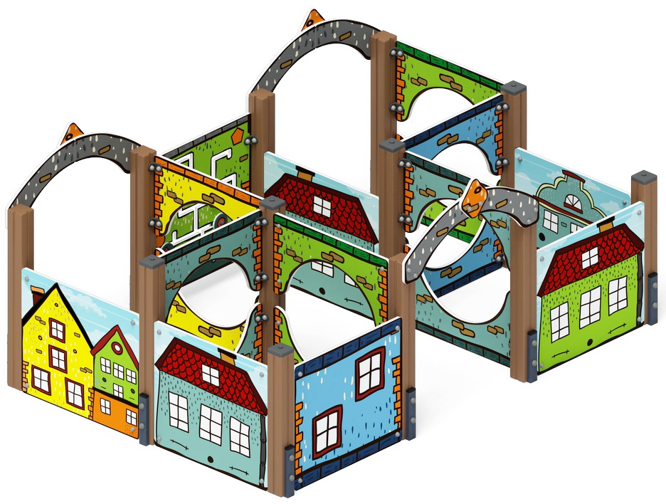 Лабиринт КУБИК 2 (Город) игровая форма МФ 20.01.02-01