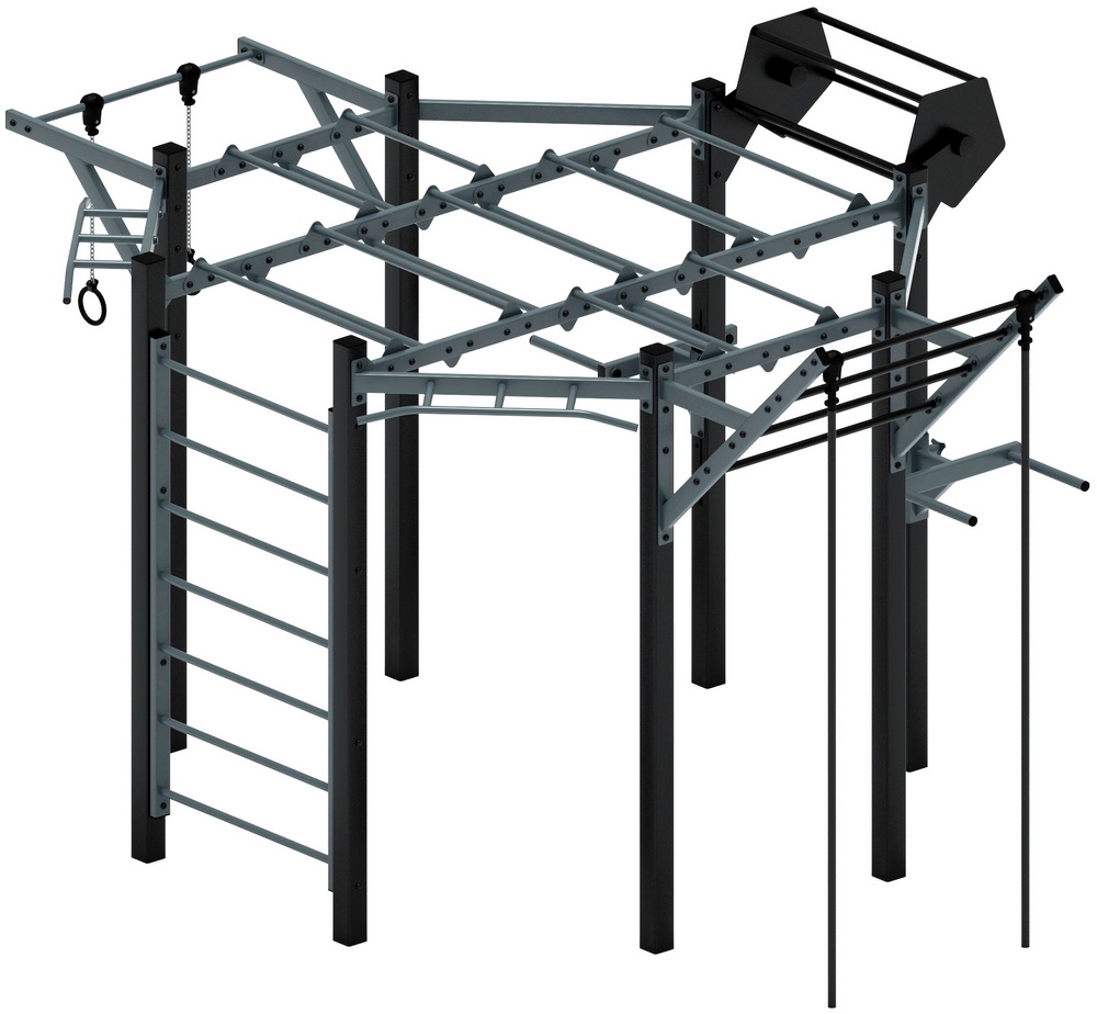 Многофункциональный спортивный комплекс (серый) МК 100.01-03