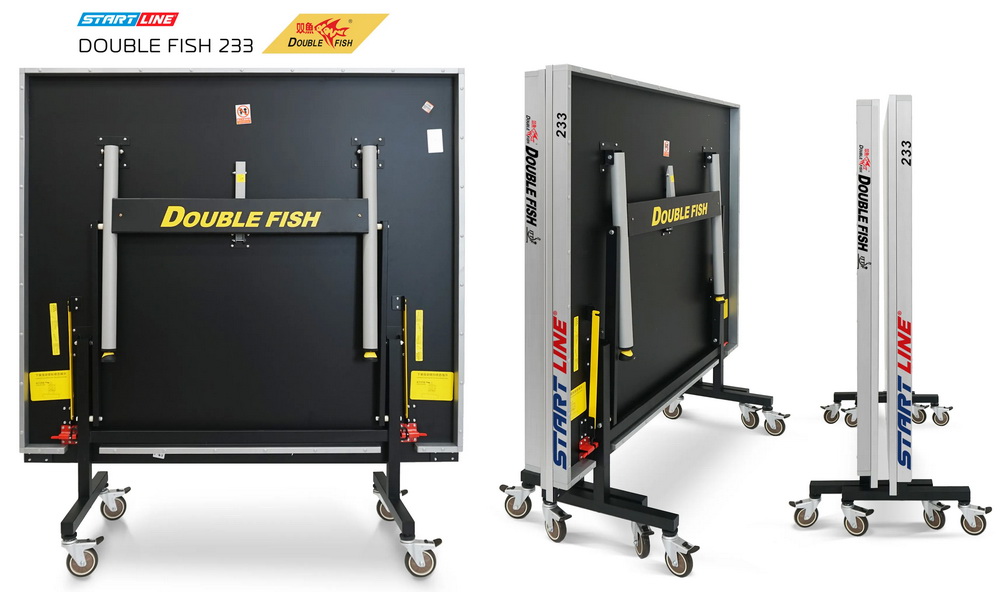 Теннисный стол DOUBLE FISH 233 Черный