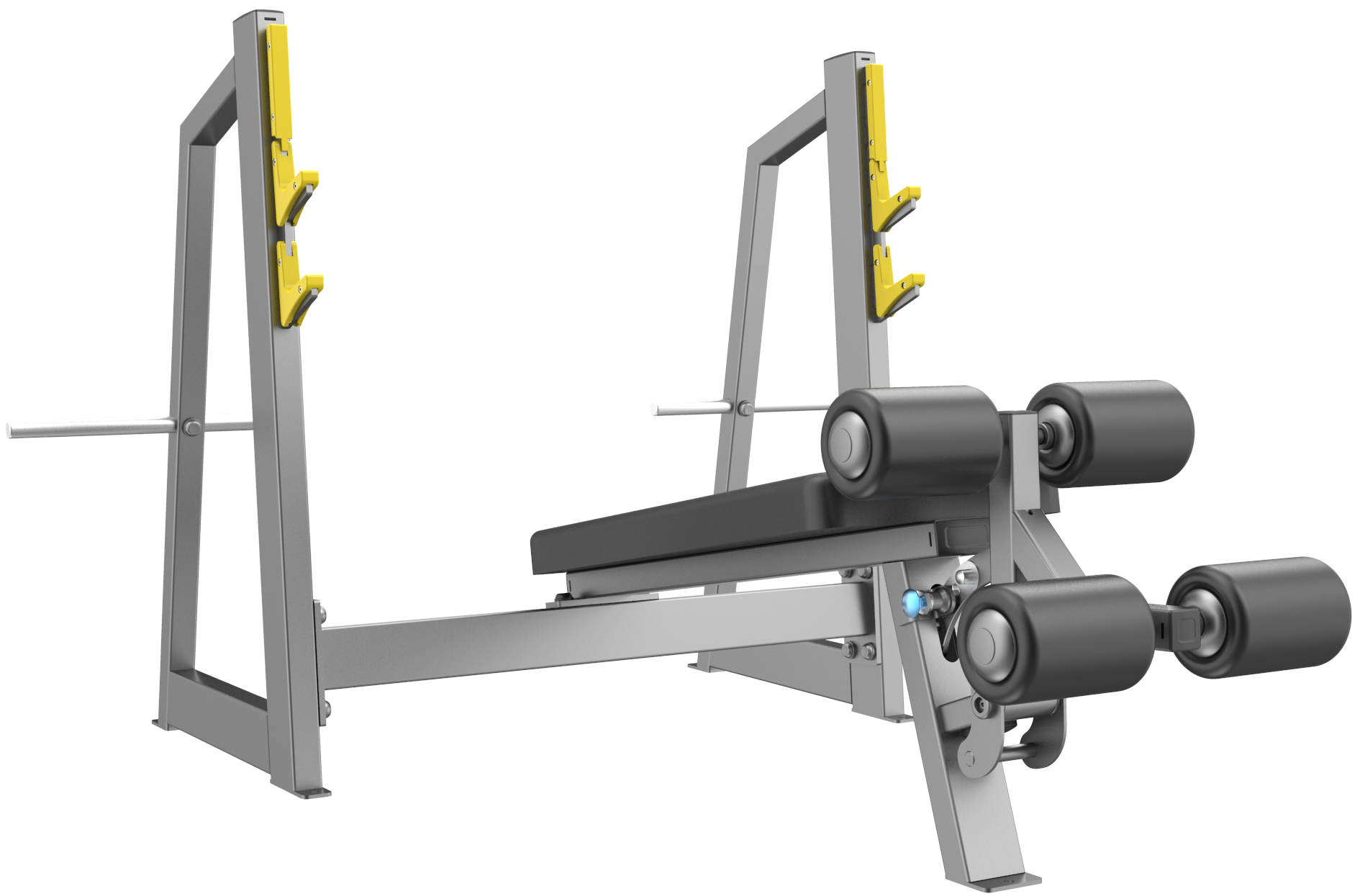 A3041 Скамья-стойка для жима под углом вниз