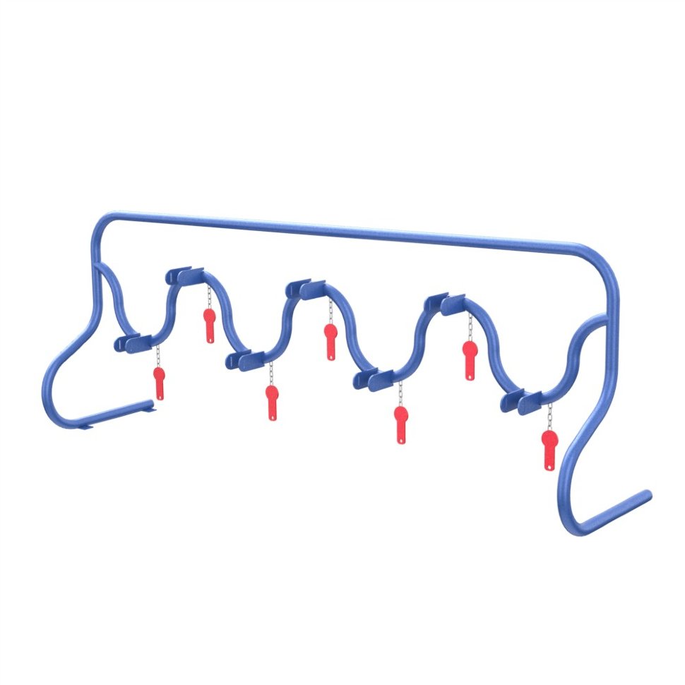 Парковка для самокатов Волна на 7 мест