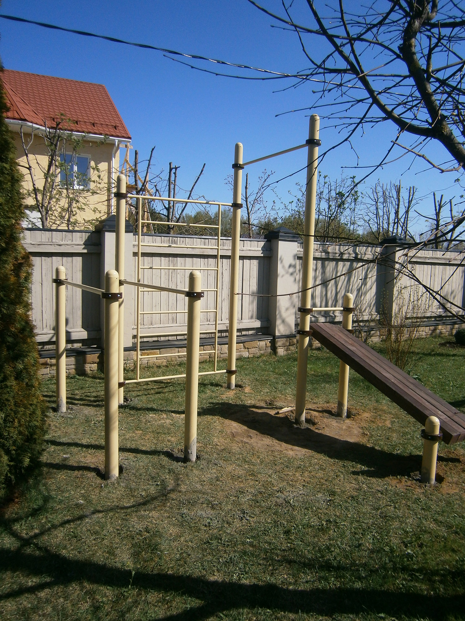 Комплекс турник, брусья, скамья для пресса, шведская стенка  Air-Gym YSK60