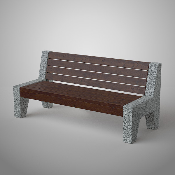 Скамья бетонная С-41