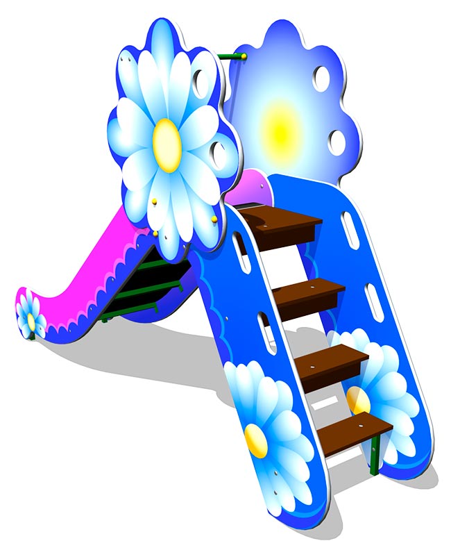 Горка детская ZION Ромашка (Г036)