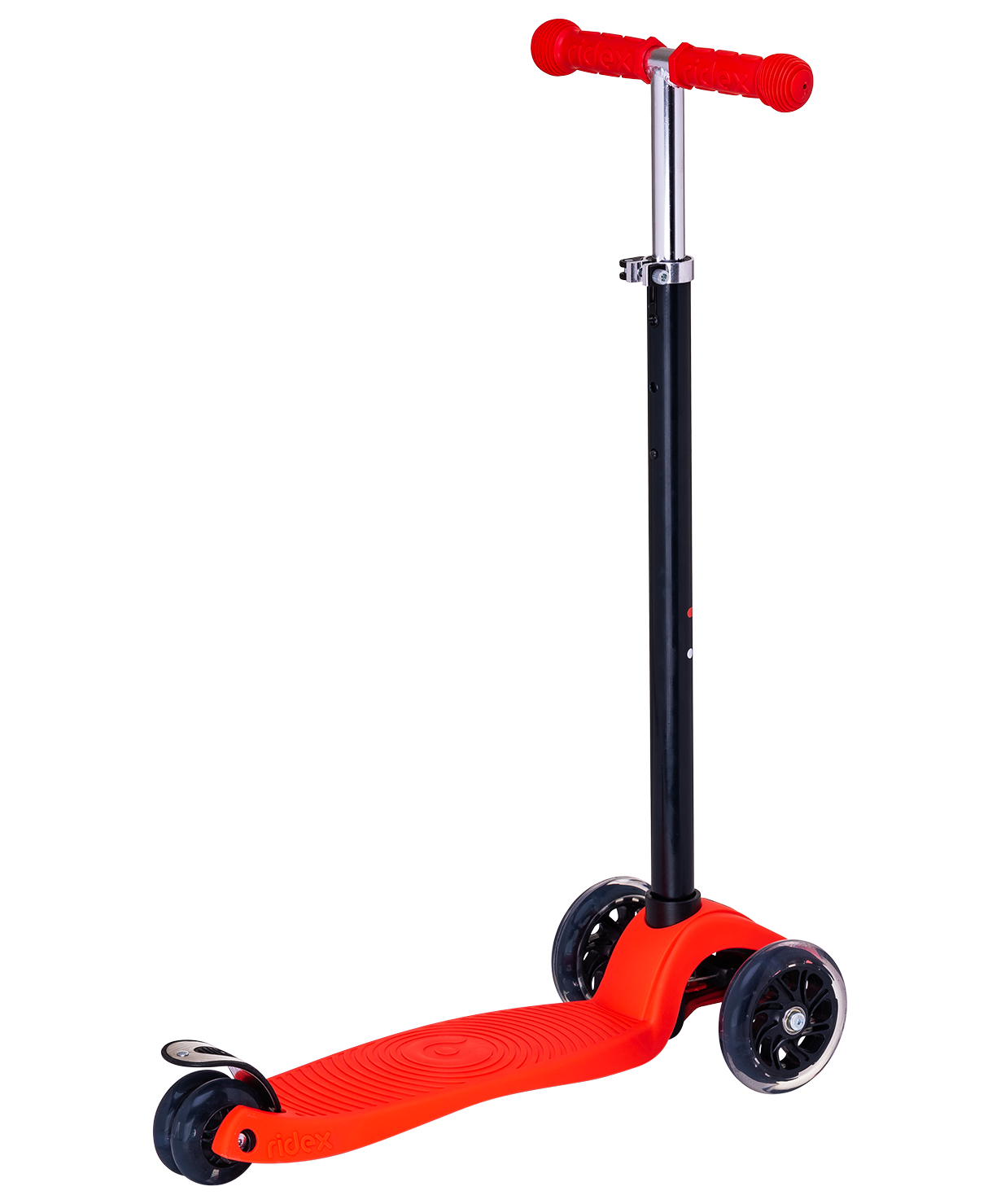 Самокат 3-колесный Snappy 3D, 120/80 мм, красный