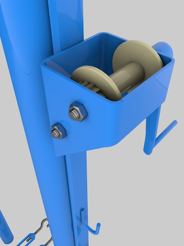 Стойки волейбольные на растяжках 03.102