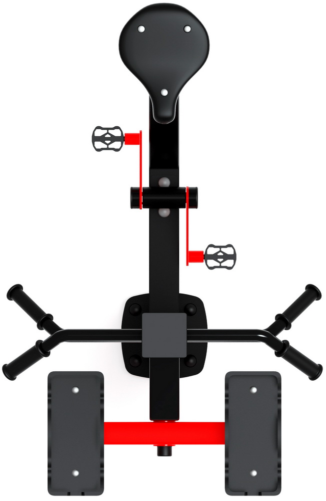 Тренажер уличный СТЕП+ВЕЛО (красный) СТ 018-11