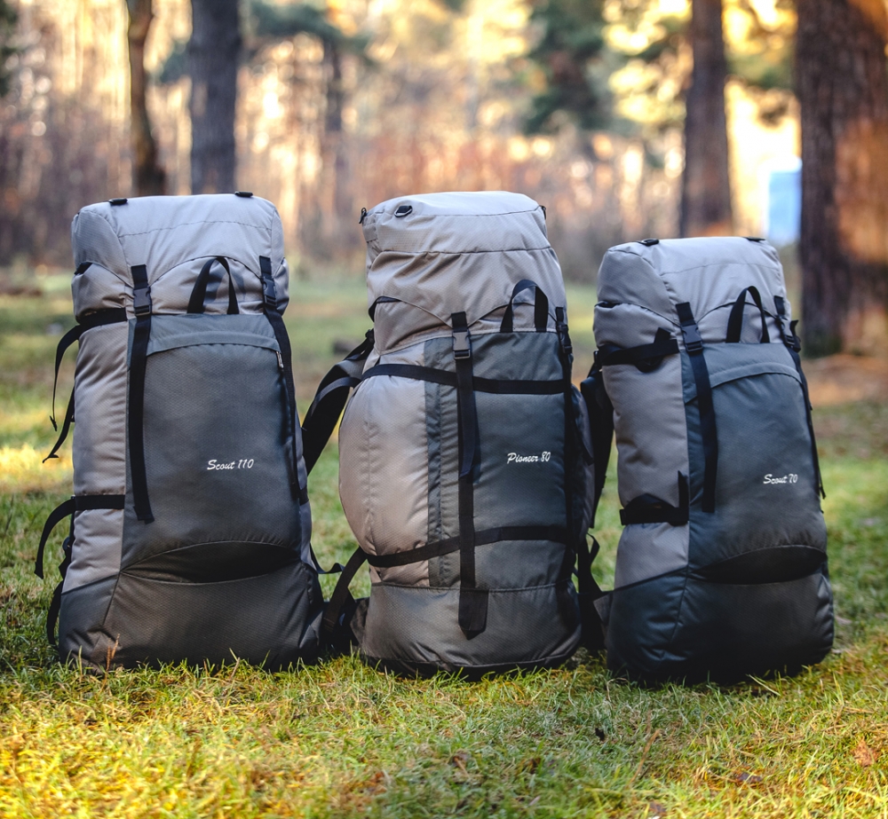 Рюкзак Prival Скаут 70 Серый темно-серый