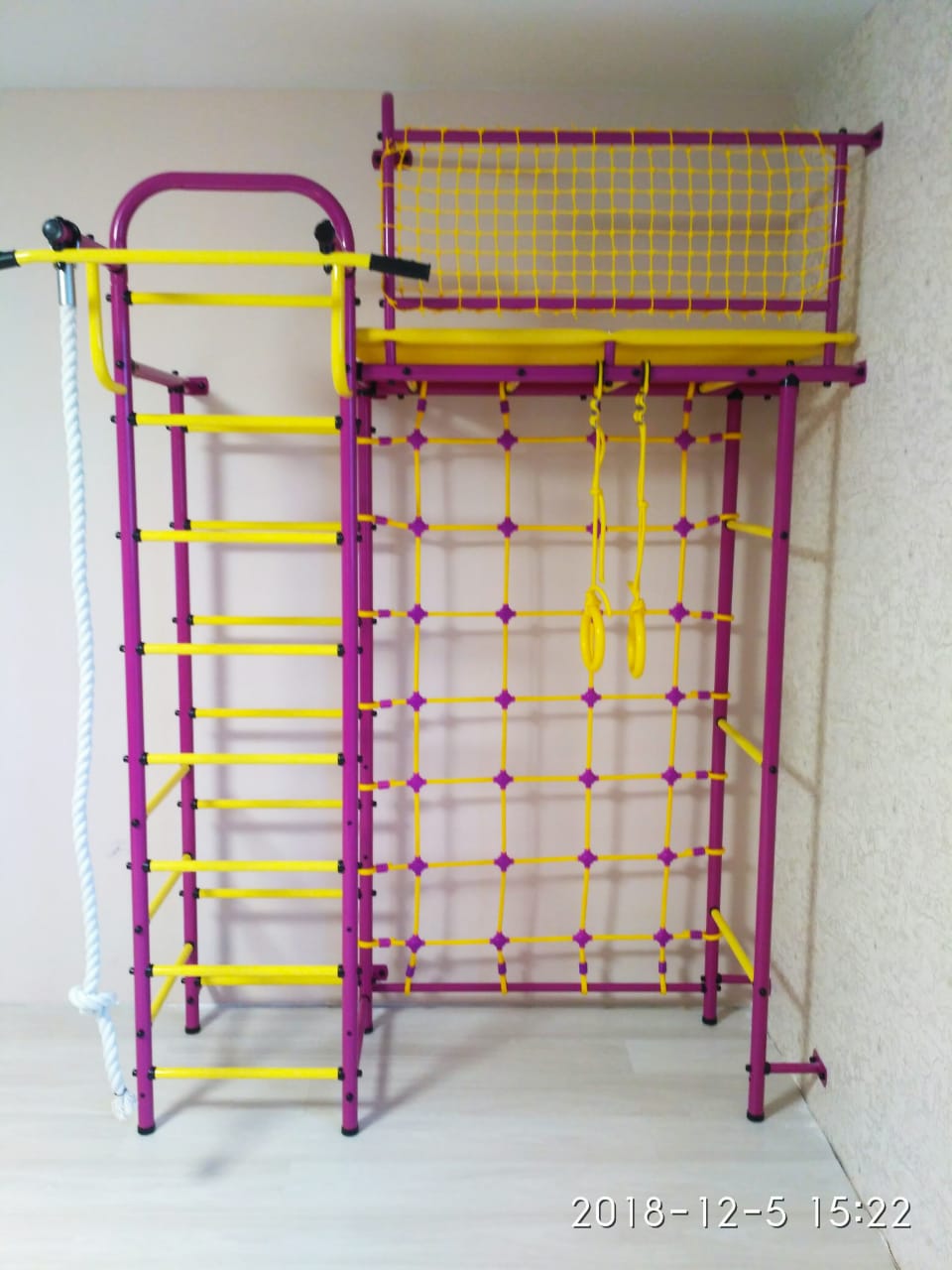 Спортивно-игровой комплекс Пионер 10С красно/жёлтый