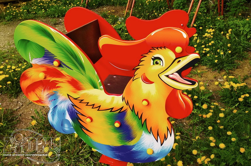 Качалка на пружине ZION Петушок У1 (КЧ068)