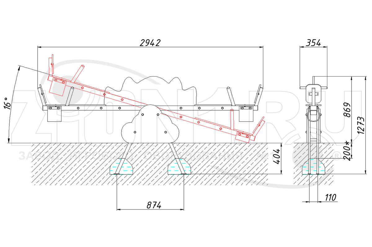 Качалка-балансир ZION Лягушка У1 (КЧ088)