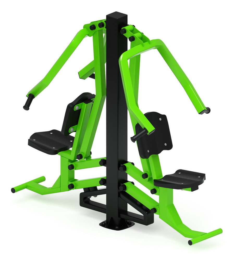 Тренажер уличный ЖИМ ОТ ГРУДИ ДВОЙНОЙ СТ 030-11