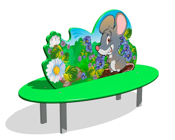 Скамейка детская ZION Мышонок (СП216)