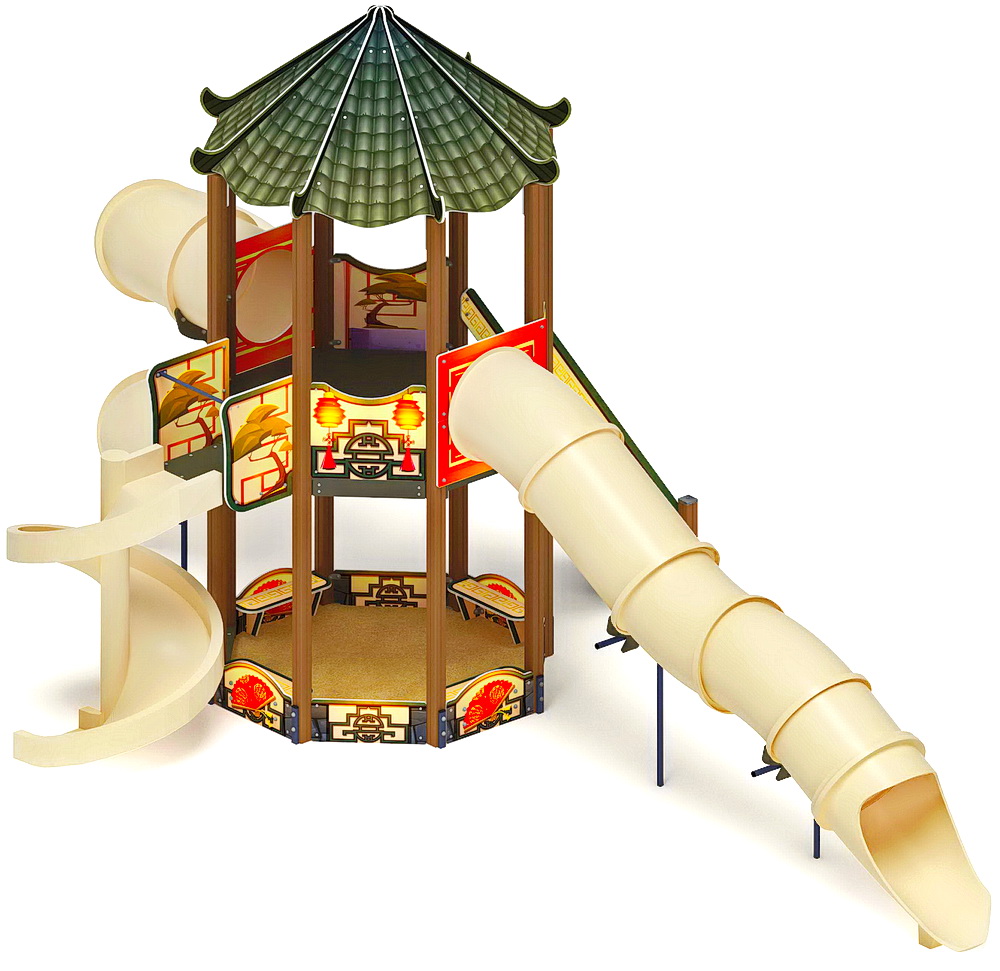 КАРНАВАЛ детский игровой комплекс ДИК 2.22.01-02 (H=2000)