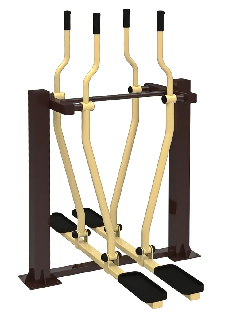 Тренажер уличный Лыжники  Air-Gym YT20, серый, серый